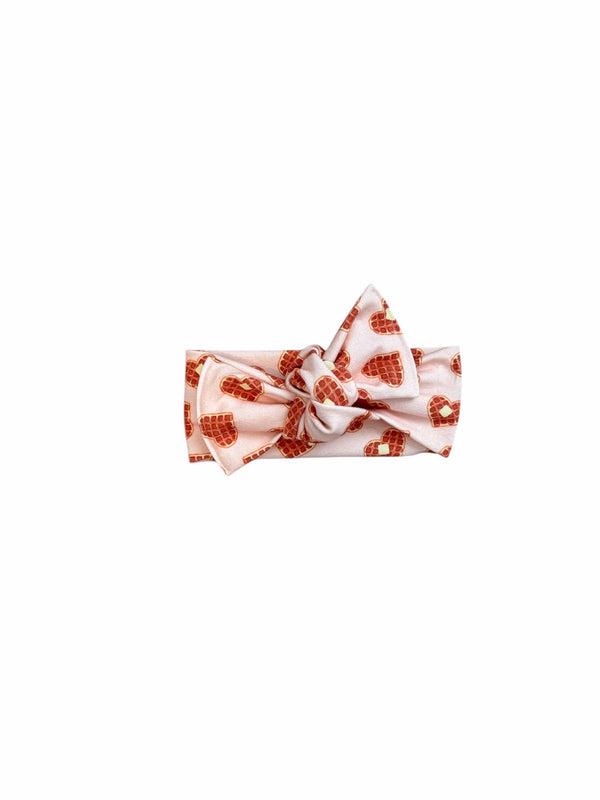 heart-waffles-tie-on-headwrap Boosh Baby - Sophia's Style-1